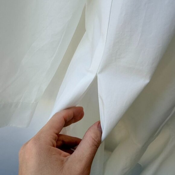 Tuckernuck White Cotton Poplin Callahan Shirt Dress Size S 050 - Picture 6 of 9